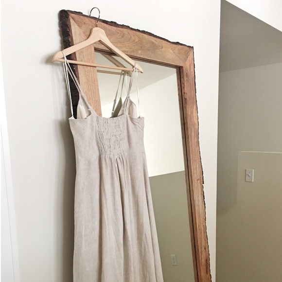Linen Button Cami Midi Dress, FINAL PRICE, PRICE FIRM - Picture 9 of 10